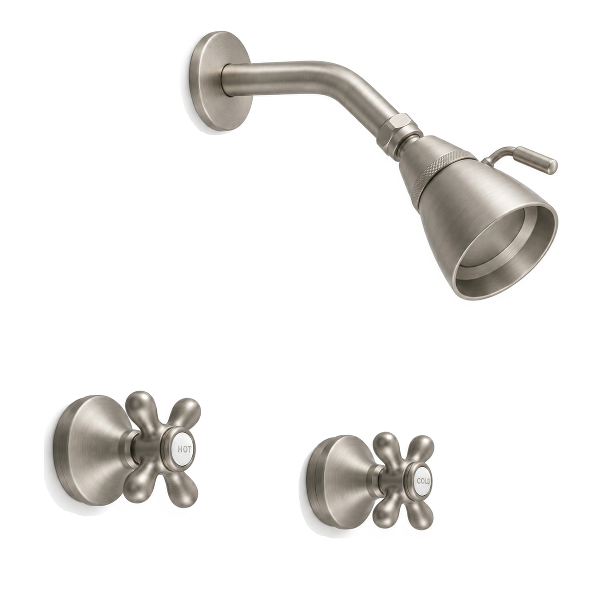 Sacramento In-Wall Shower Set P0846 in Matte Nickel