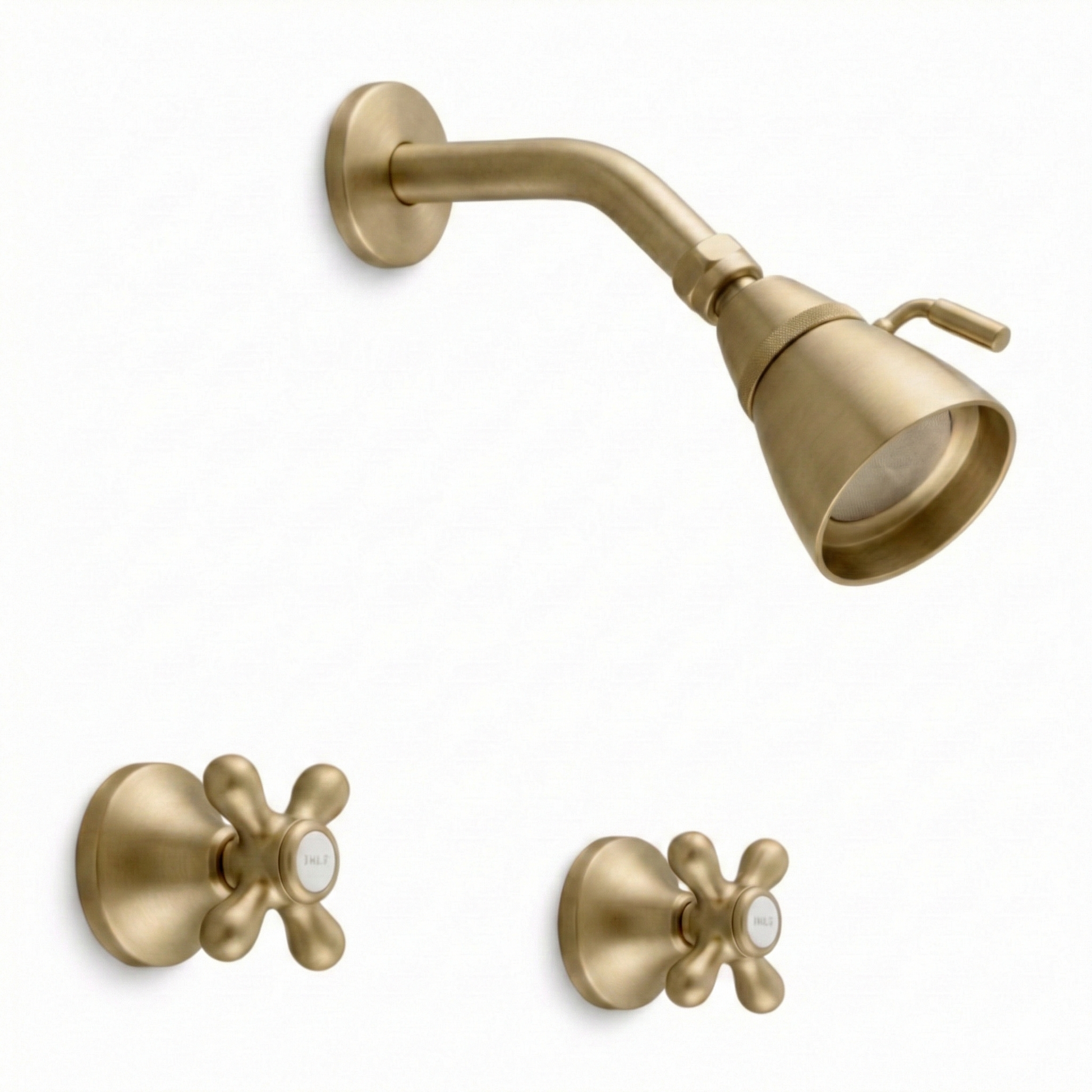 Sacramento In-Wall Shower Set P0846 | Strom Living Raw Brass - Showers