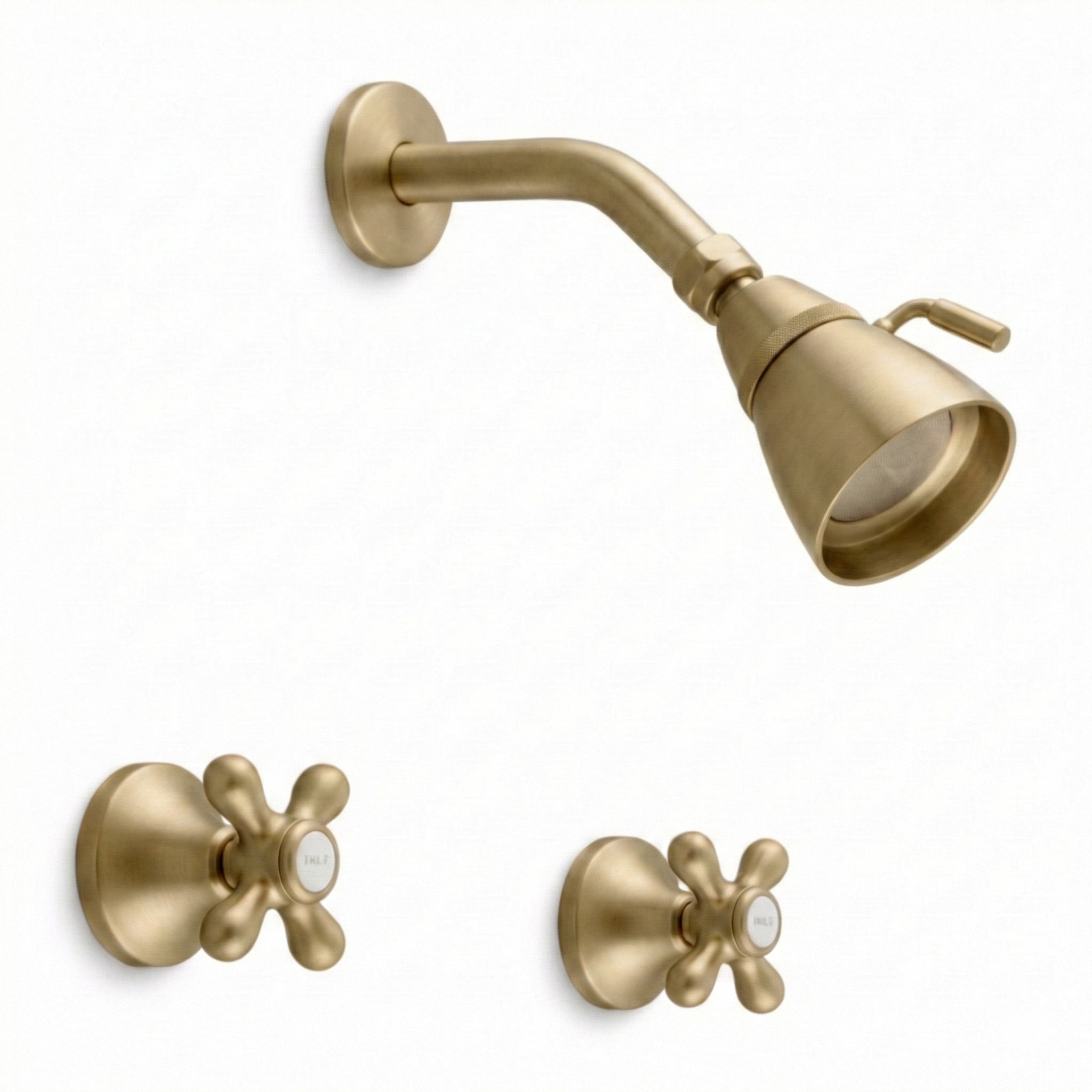 Sacramento In-Wall Shower Set P0846 | Strom Living Raw Brass - Showers