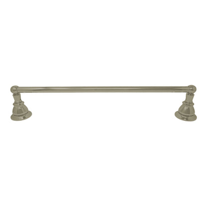 Strom Living Rio Grande Traditional Wall Mount 18" Towel Bar with High Quality Solid Brass and Escutcheons