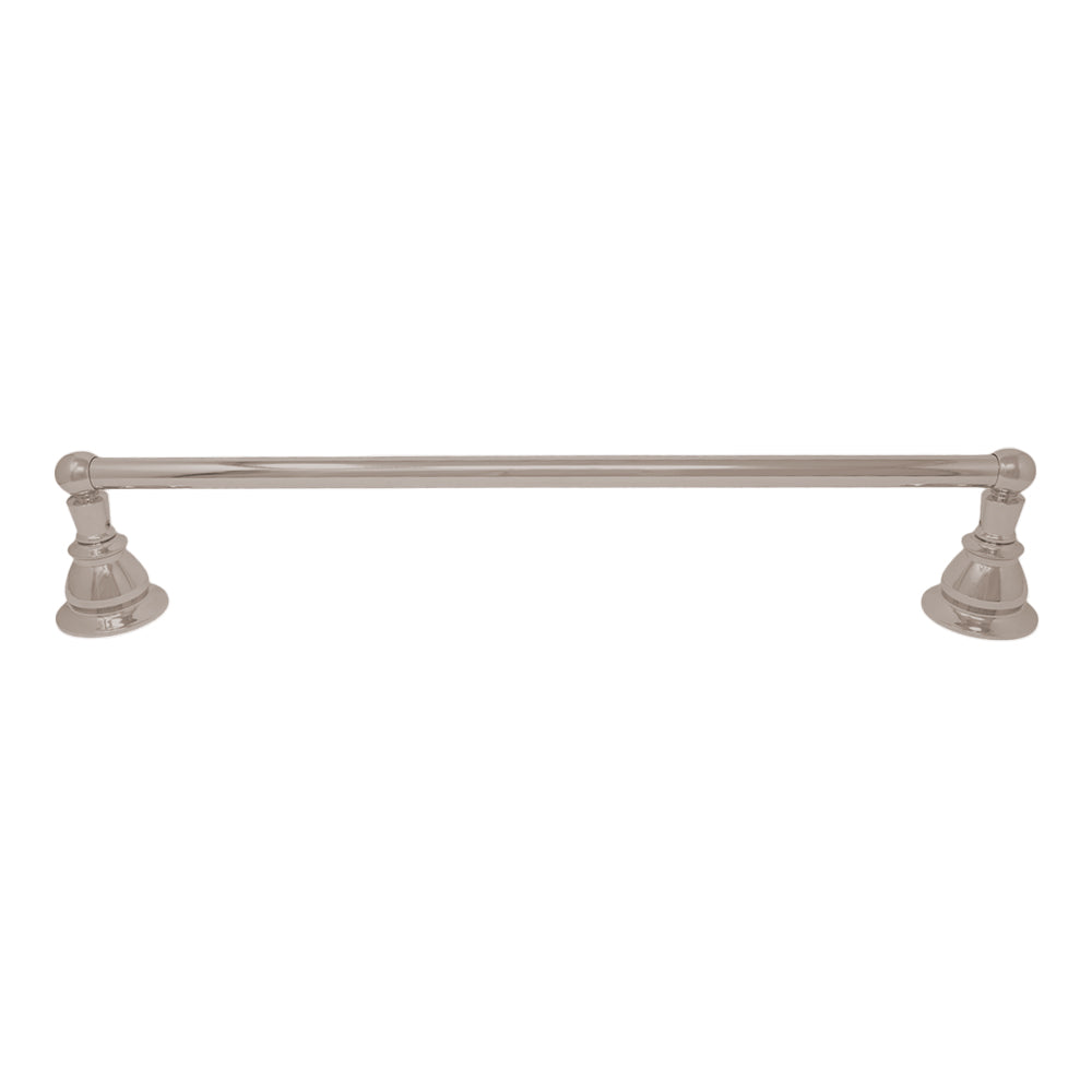 Rio Grande Traditional Wall Mount 18" Towel Bar, Solid Brass and Escutcheons P0861 | Strom Living