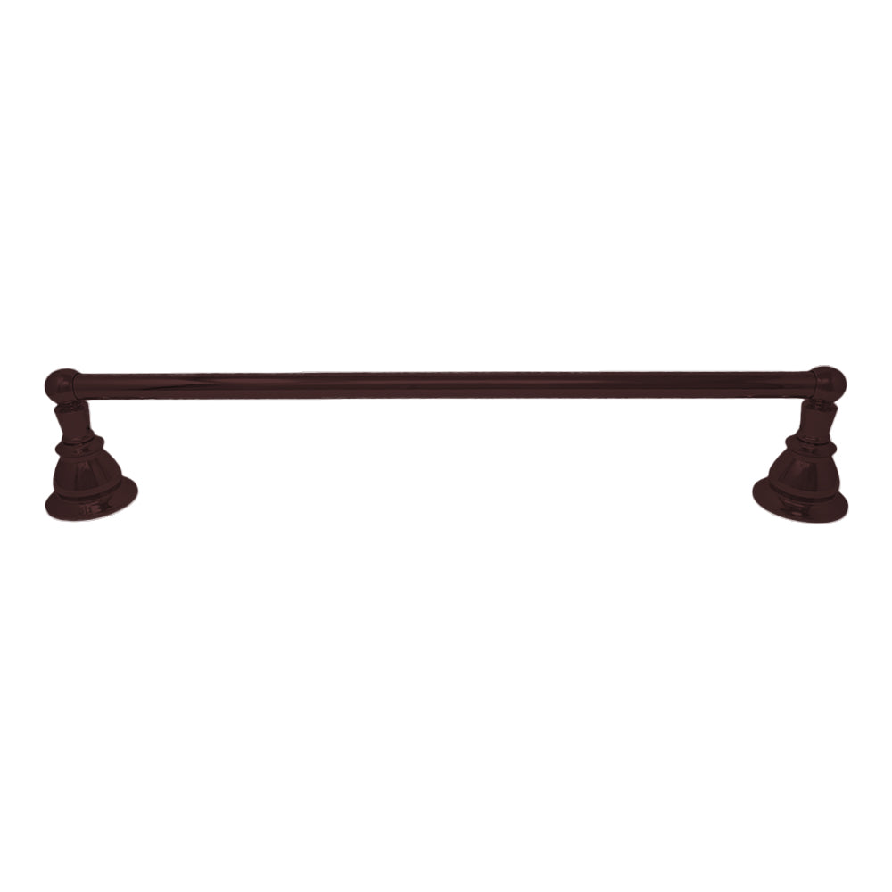 Rio Grande Traditional Wall Mount 18" Towel Bar, Solid Brass and Escutcheons P0861 | Strom Living