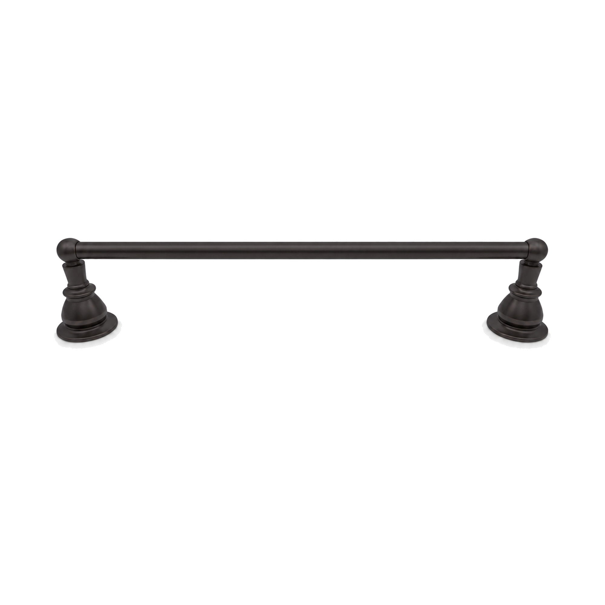 Rio Grande Traditional Wall Mount 18" Towel Bar, Solid Brass and Escutcheons P0861 | Strom Living Oil Rubbed Bronze 18" - Bathroom Accessories