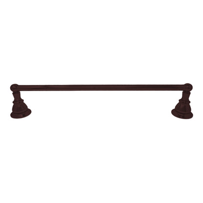 Strom Living Rio Grande Traditional Wall Mount 18" Towel Bar with High Quality Solid Brass and Escutcheons
