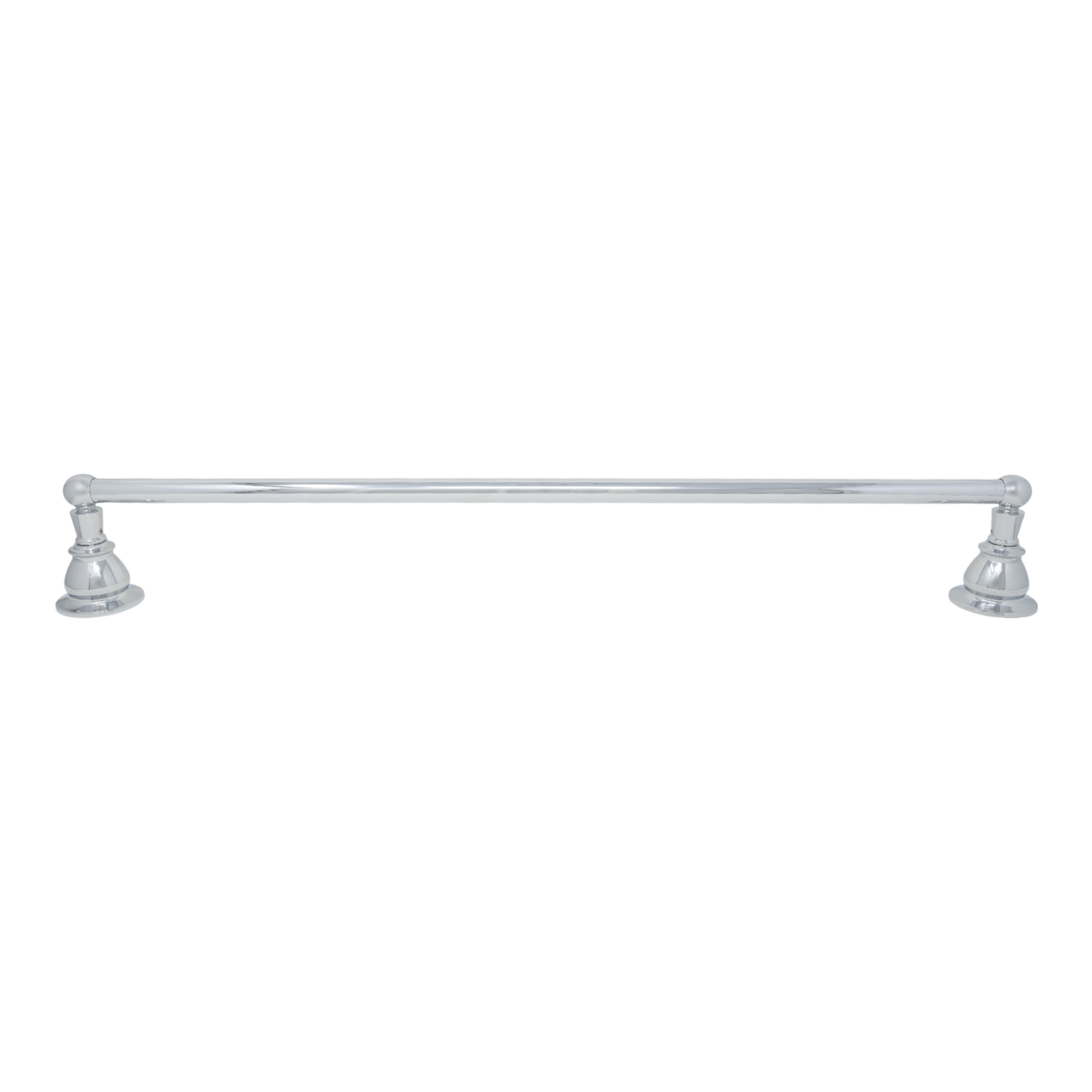 Rio Grande Traditional Wall Mount 18" Towel Bar, Solid Brass and Escutcheons P0861 | Strom Living - Bathroom Accessories