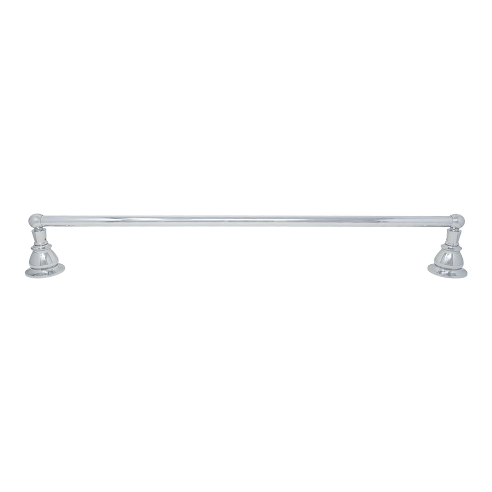 Strom Living Rio Grande Traditional Wall Mount 18" Towel Bar with High Quality Solid Brass and Escutcheons