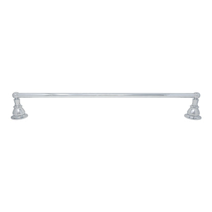 Strom Living Rio Grande Traditional Wall Mount 18" Towel Bar with High Quality Solid Brass and Escutcheons