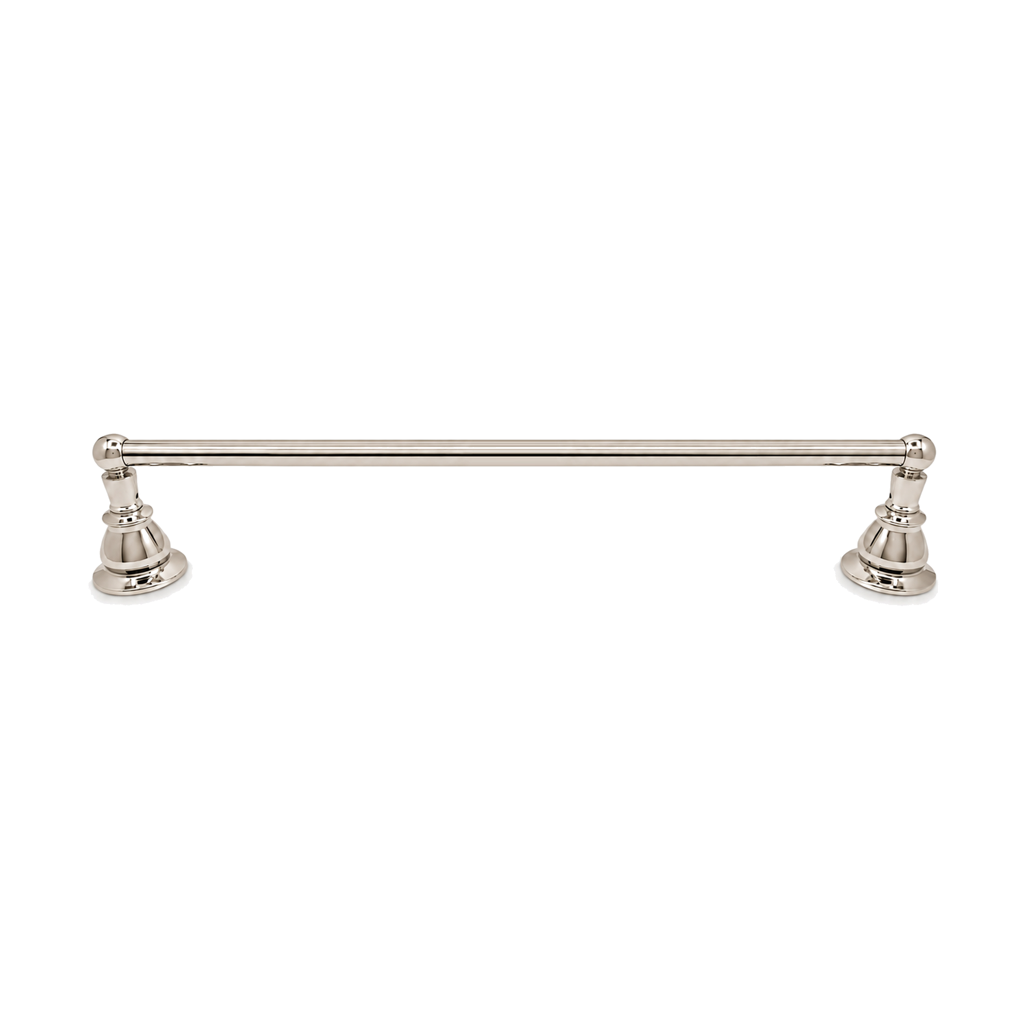 Rio Grande Traditional Wall Mount 18" Towel Bar, Solid Brass and Escutcheons P0861 | Strom Living - Bathroom Accessories