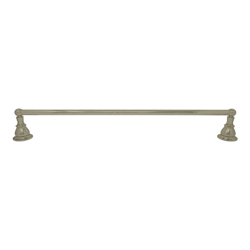 Strom Living Rio Grande Traditional Wall Mount 18" Towel Bar with High Quality Solid Brass and Escutcheons