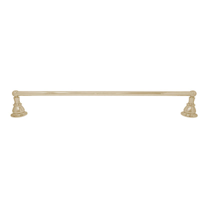 Strom Living Rio Grande Traditional Wall Mount 18" Towel Bar with High Quality Solid Brass and Escutcheons
