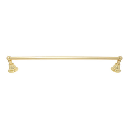 Strom Living Rio Grande Traditional Wall Mount 18" Towel Bar with High Quality Solid Brass and Escutcheons