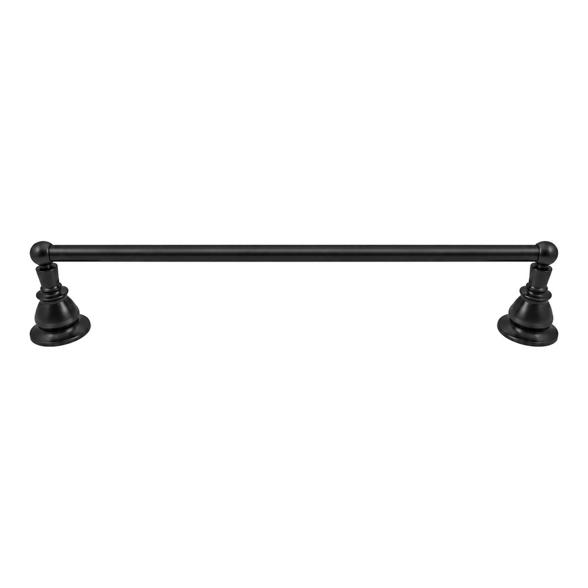 Rio Grande Traditional Wall Mount 18" Towel Bar, Solid Brass and Escutcheons P0861 in Oil Rubbed Bronze
