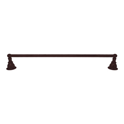 Strom Living Rio Grande Traditional Wall Mount 18" Towel Bar with High Quality Solid Brass and Escutcheons
