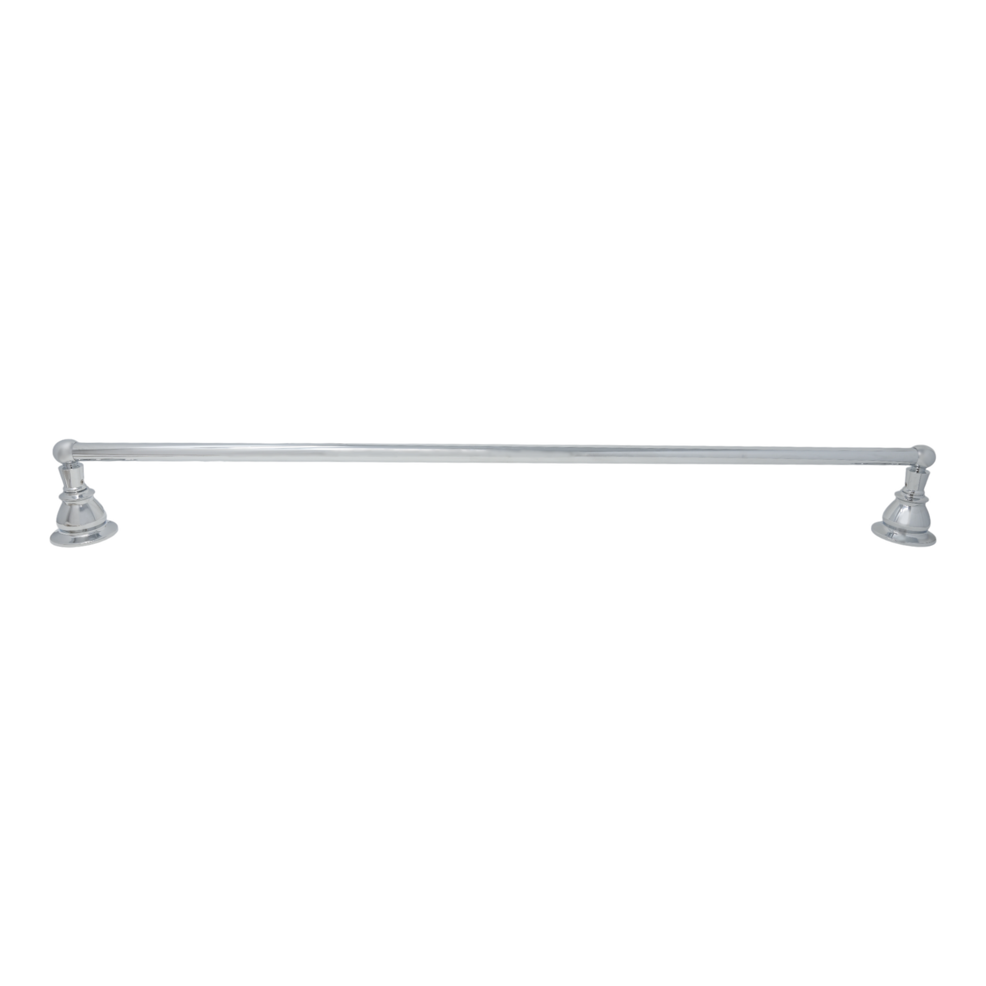 Rio Grande Traditional Wall Mount 18" Towel Bar, Solid Brass and Escutcheons P0861 | Strom Living - Bathroom Accessories