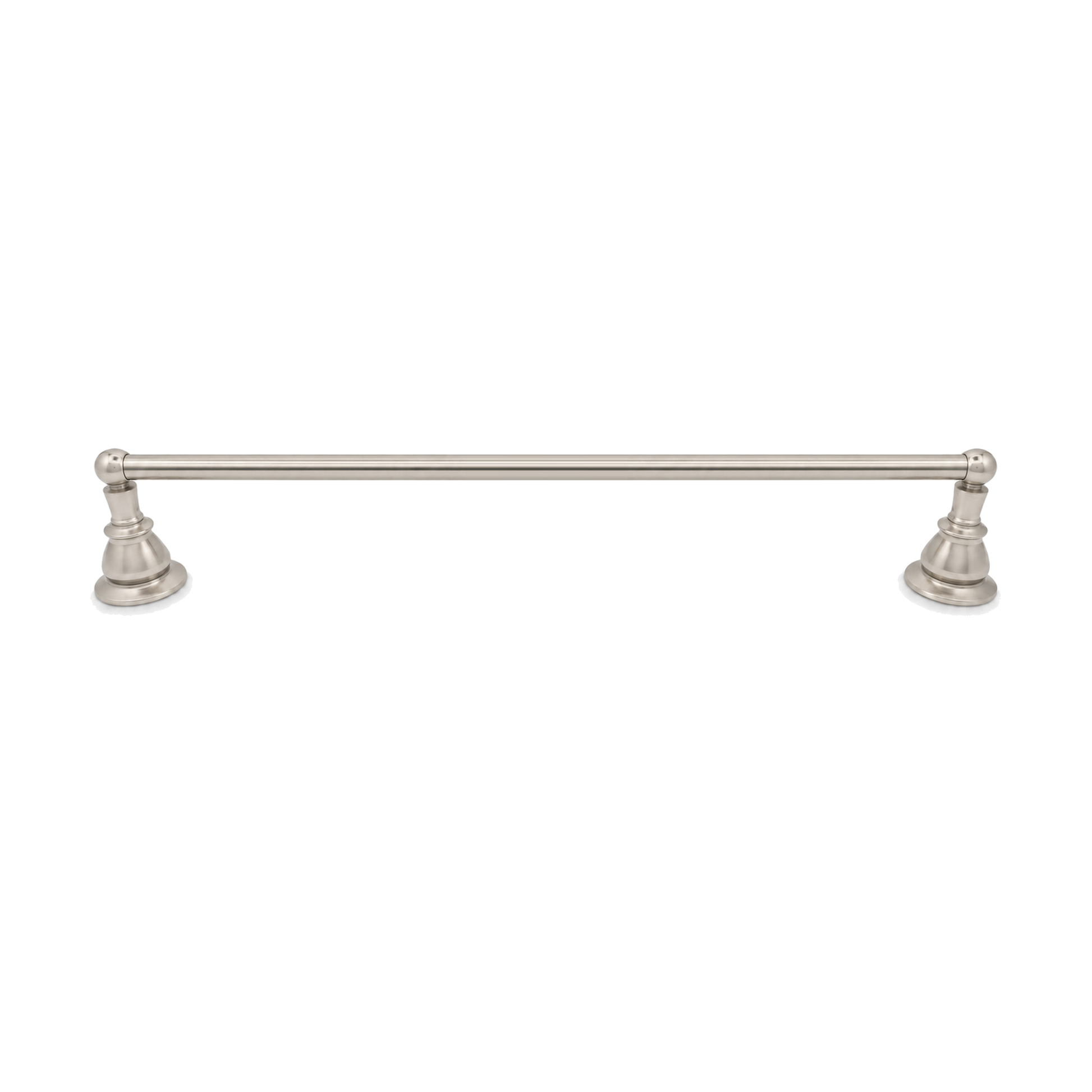 Rio Grande Traditional Wall Mount 18" Towel Bar, Solid Brass and Escutcheons P0861 | Strom Living - Bathroom Accessories
