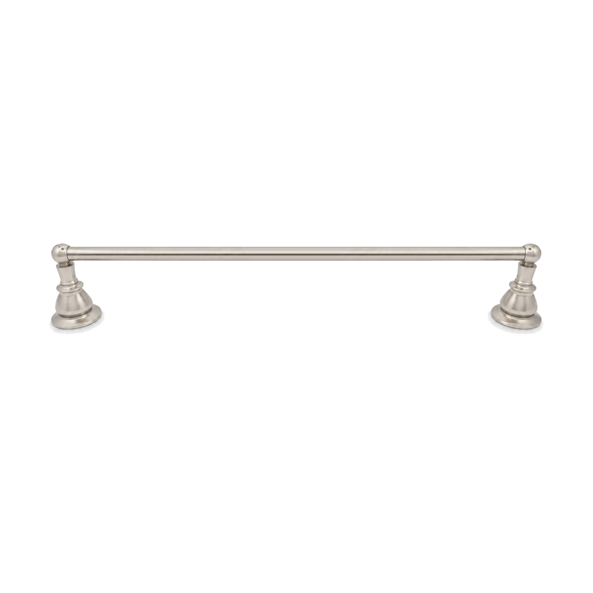 Rio Grande Traditional Wall Mount 18" Towel Bar, Solid Brass and Escutcheons P0861 | Strom Living - Bathroom Accessories
