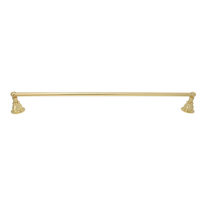 Strom Living Rio Grande Traditional Wall Mount 18" Towel Bar with High Quality Solid Brass and Escutcheons