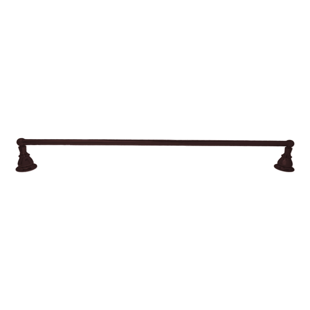 Strom Living Rio Grande Traditional Wall Mount 18" Towel Bar with High Quality Solid Brass and Escutcheons