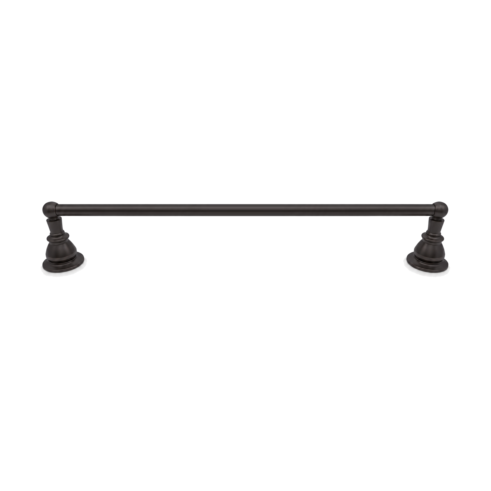 Rio Grande Traditional Wall Mount 18" Towel Bar, Solid Brass and Escutcheons P0861 | Strom Living Oil Rubbed Bronze 30" - Bathroom Accessories