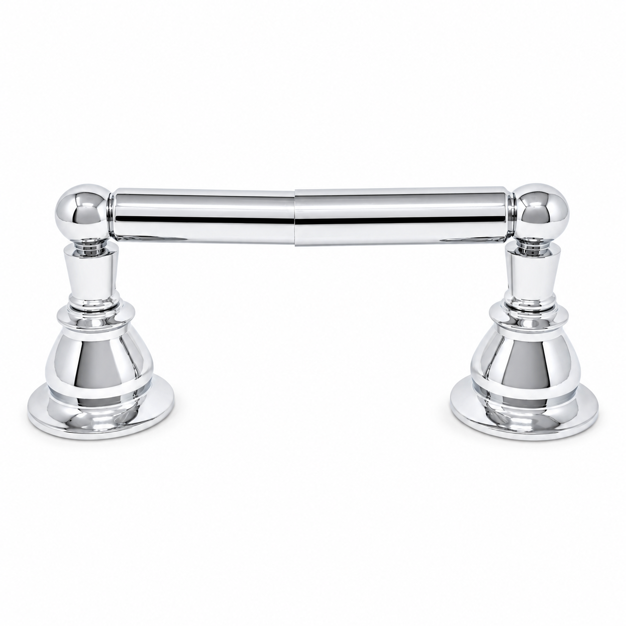 Rio Grande Traditional Style Wall Mount Toilet Paper Holder with Mounting Hardware and Escutcheons P0864 | Strom Living Chrome - Bathroom Accessories