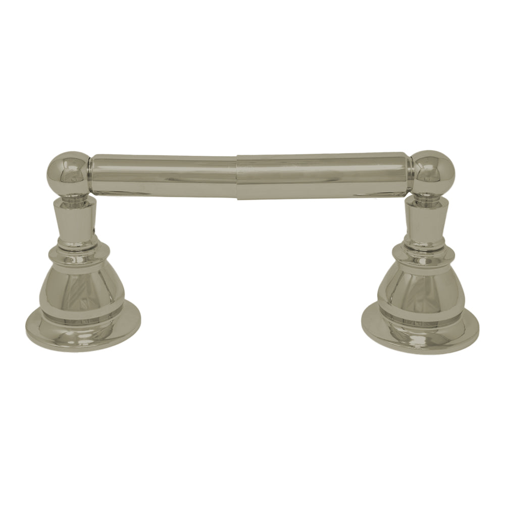 Rio Grande Traditional Style Wall Mount Toilet Paper Holder with Mounting Hardware and Escutcheons P0864 | Strom Living Matte Nickel - Bathroom Accessories