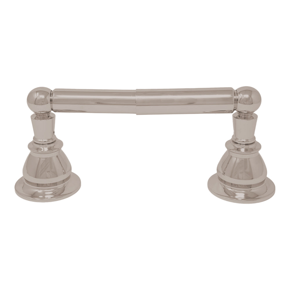 Rio Grande Traditional Style Wall Mount Toilet Paper Holder with Mounting Hardware and Escutcheons P0864 | Strom Living Polished Nickel - Bathroom Accessories