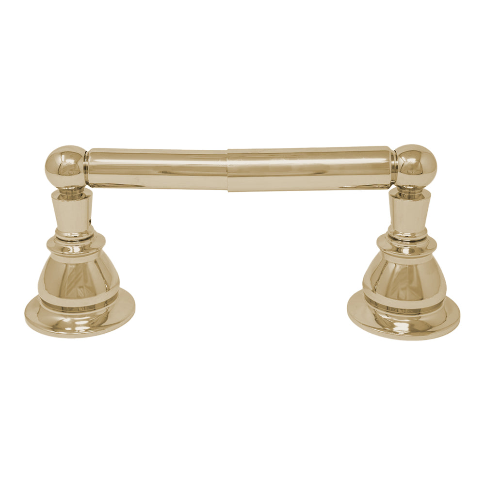 Rio Grande Traditional Style Wall Mount Toilet Paper Holder with Mounting Hardware and Escutcheons P0864 | Strom Living Raw Brass - Bathroom Accessories