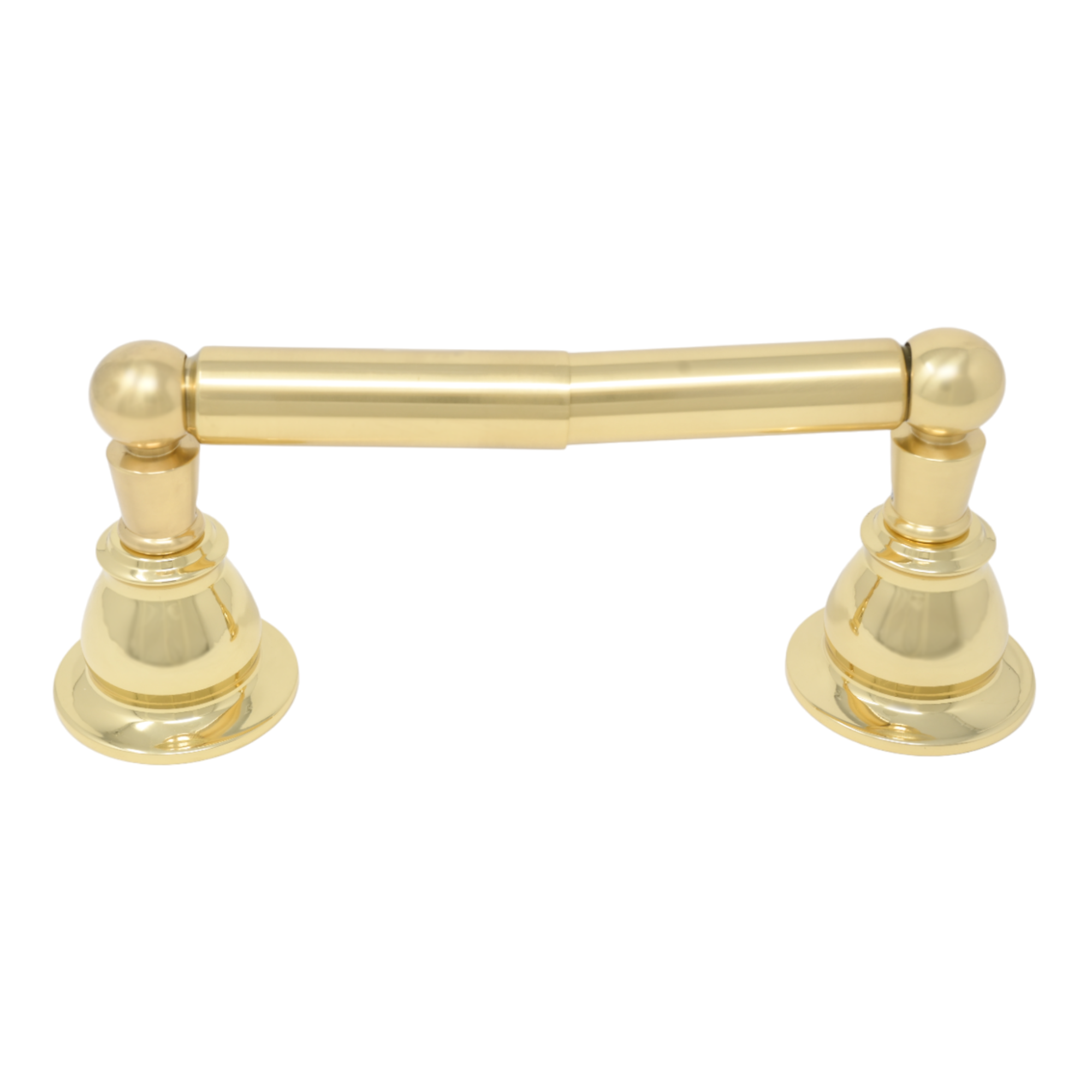 Rio Grande Traditional Style Wall Mount Toilet Paper Holder with Mounting Hardware and Escutcheons P0864 | Strom Living Supercoat Brass - Bathroom Accessories