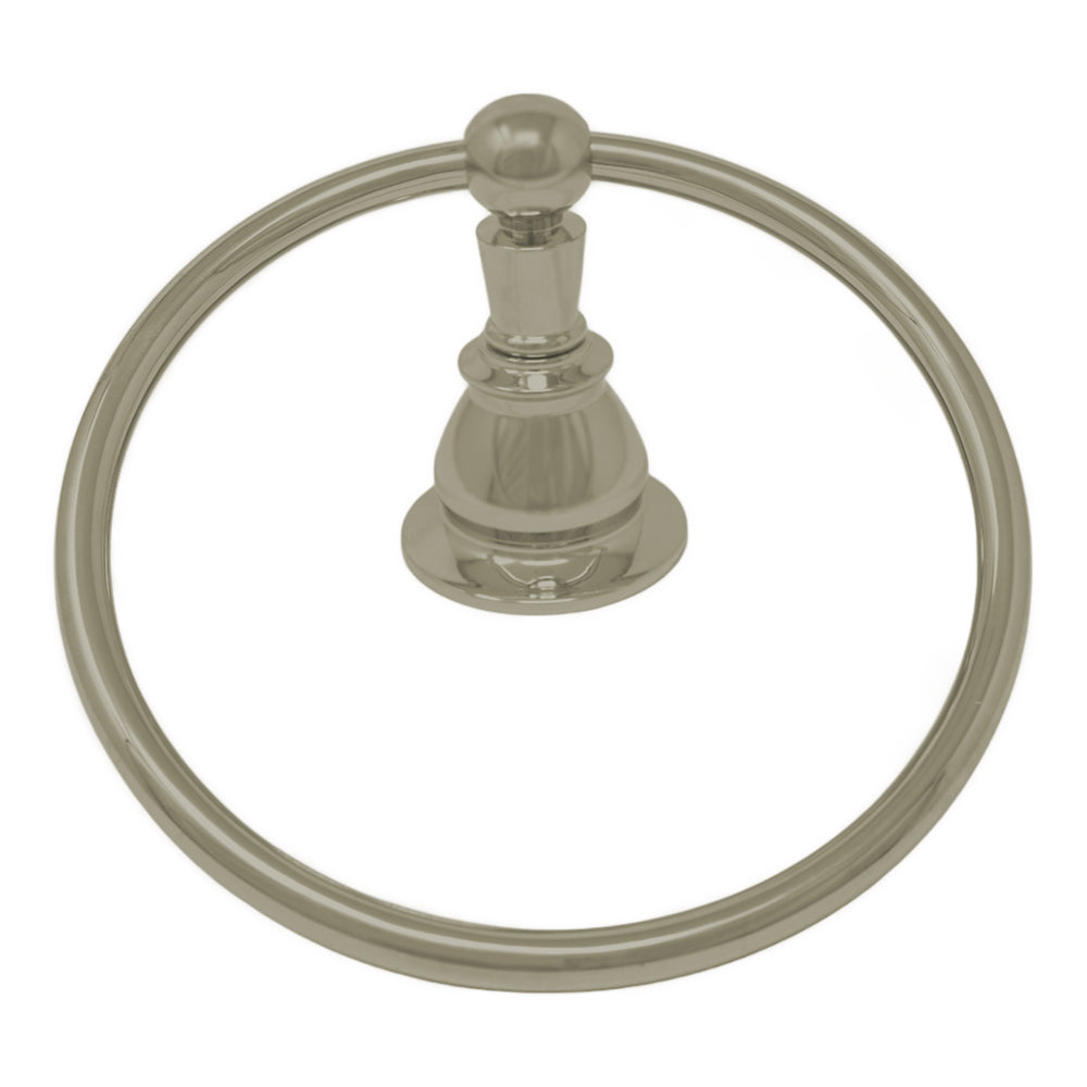 Rio Grande Traditional Wall Mount Towel Holder Ring, Solid Brass P0865 | Strom Living - Bathroom Accessories
