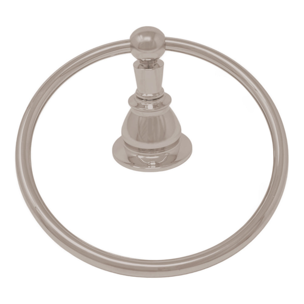 Rio Grande Traditional Wall Mount Towel Holder Ring, Solid Brass P0865 | Strom Living - Bathroom Accessories