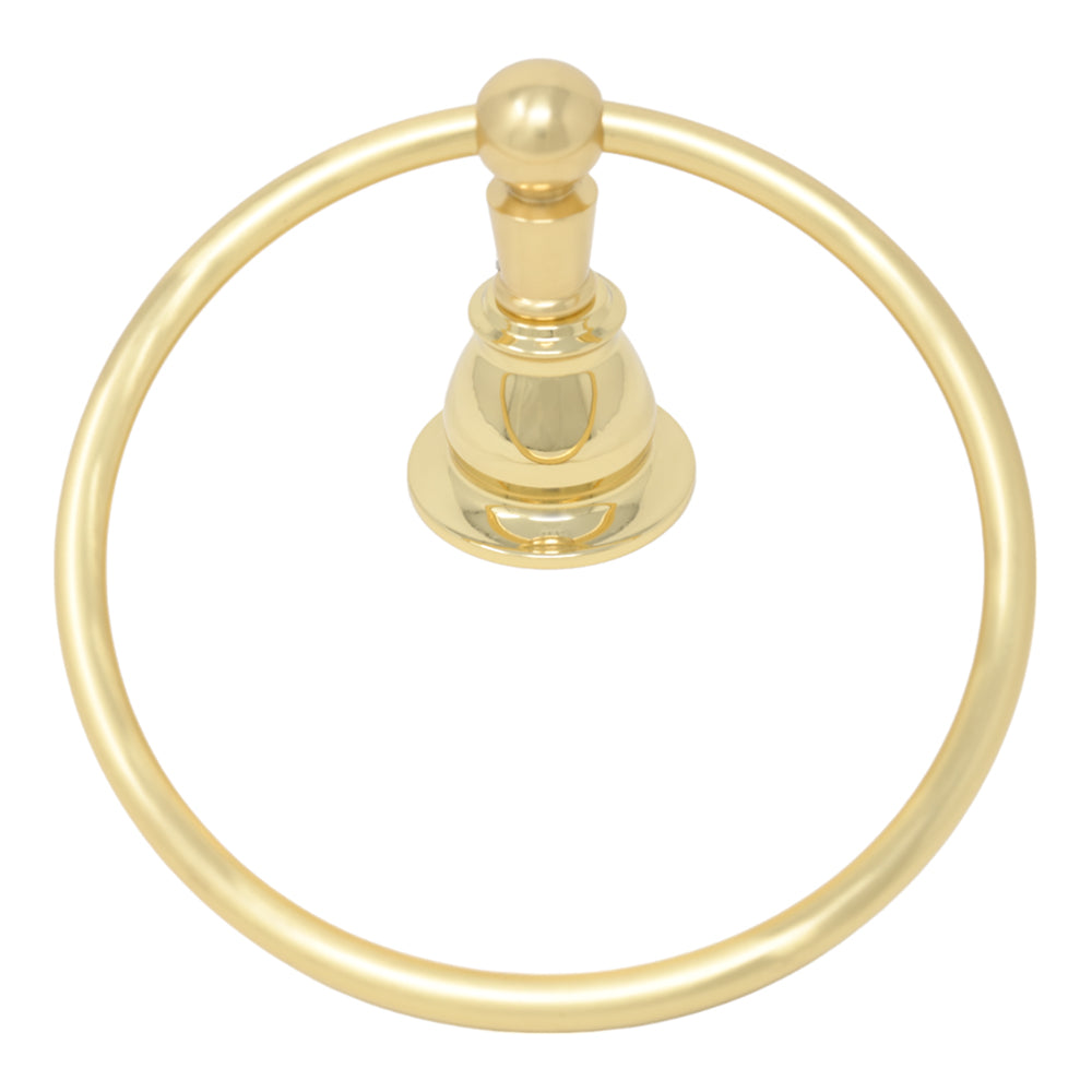 Strom Living Rio Grande Traditional Wall Mount Towel Holder Ring with High Quality Solid Brass