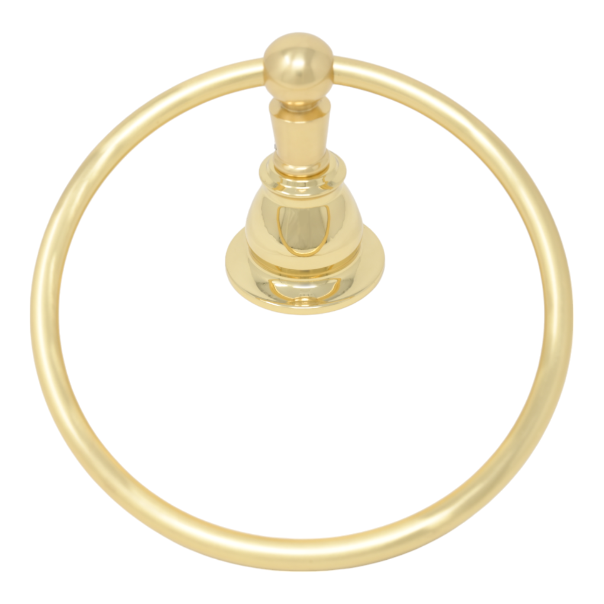 Rio Grande Traditional Wall Mount Towel Holder Ring, Solid Brass P0865 | Strom Living - Bathroom Accessories