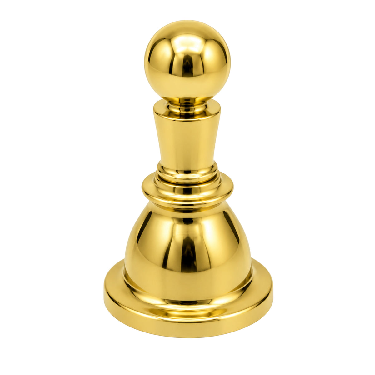 Rio Grande Traditional Style Wall Mount Robe Hook, Solid Brass P0866 in Supercoat Brass / Polished Brass