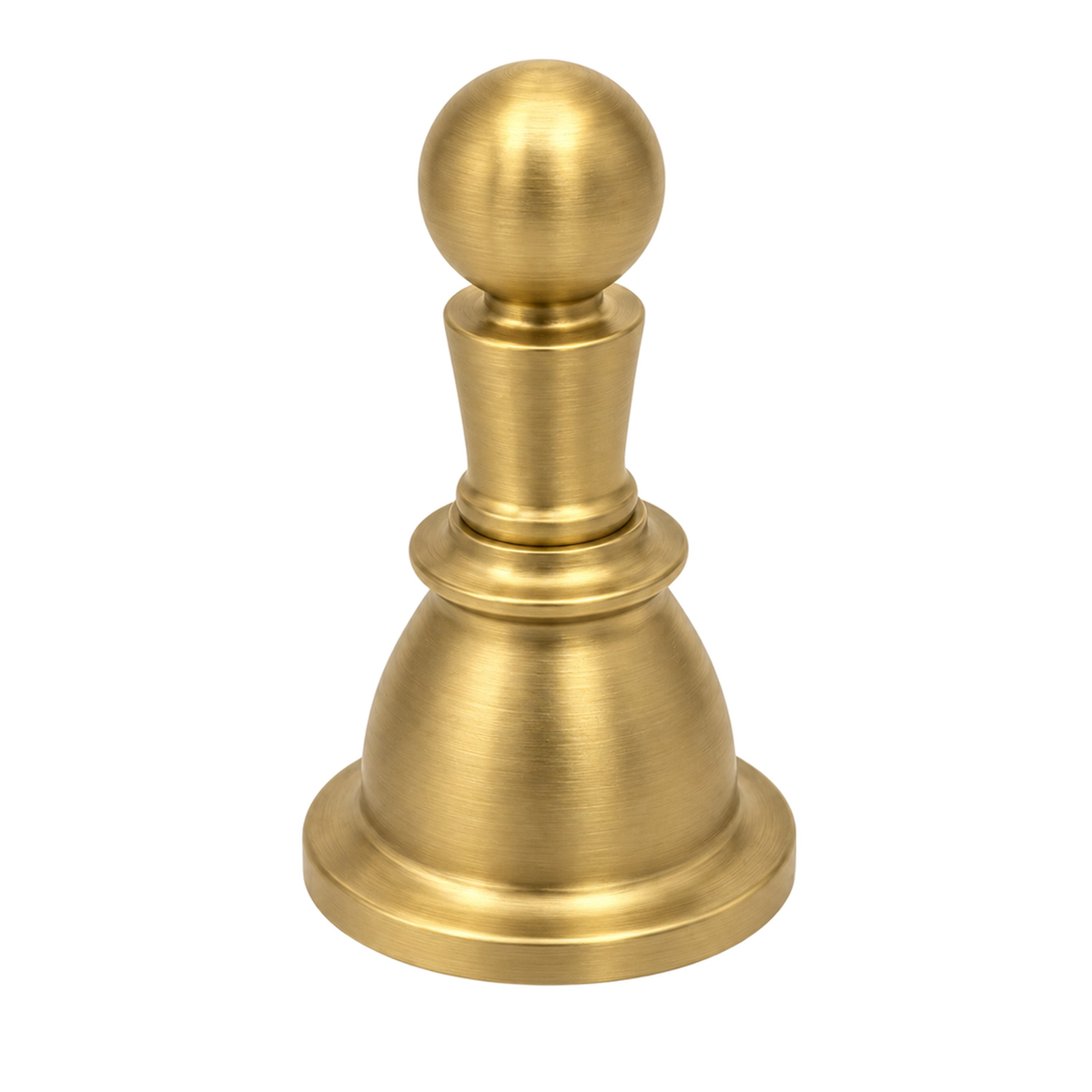 Rio Grande Traditional Style Wall Mount Robe Hook, Solid Brass P0866 in Satin Brass