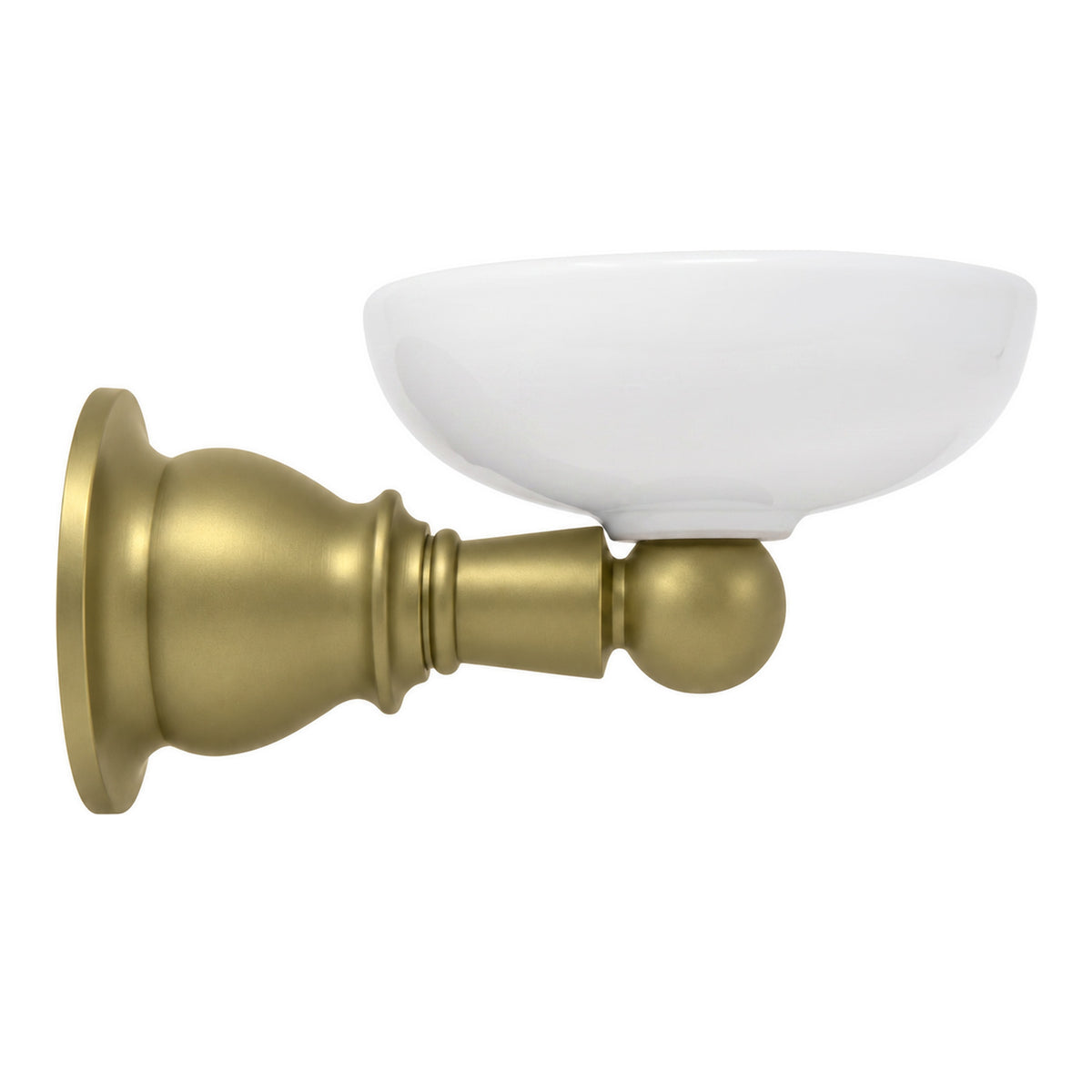 Rio Grande Traditional Style Wall Mount Soap Dish, Solid Brass and Escutcheon P0867 in Raw Brass
