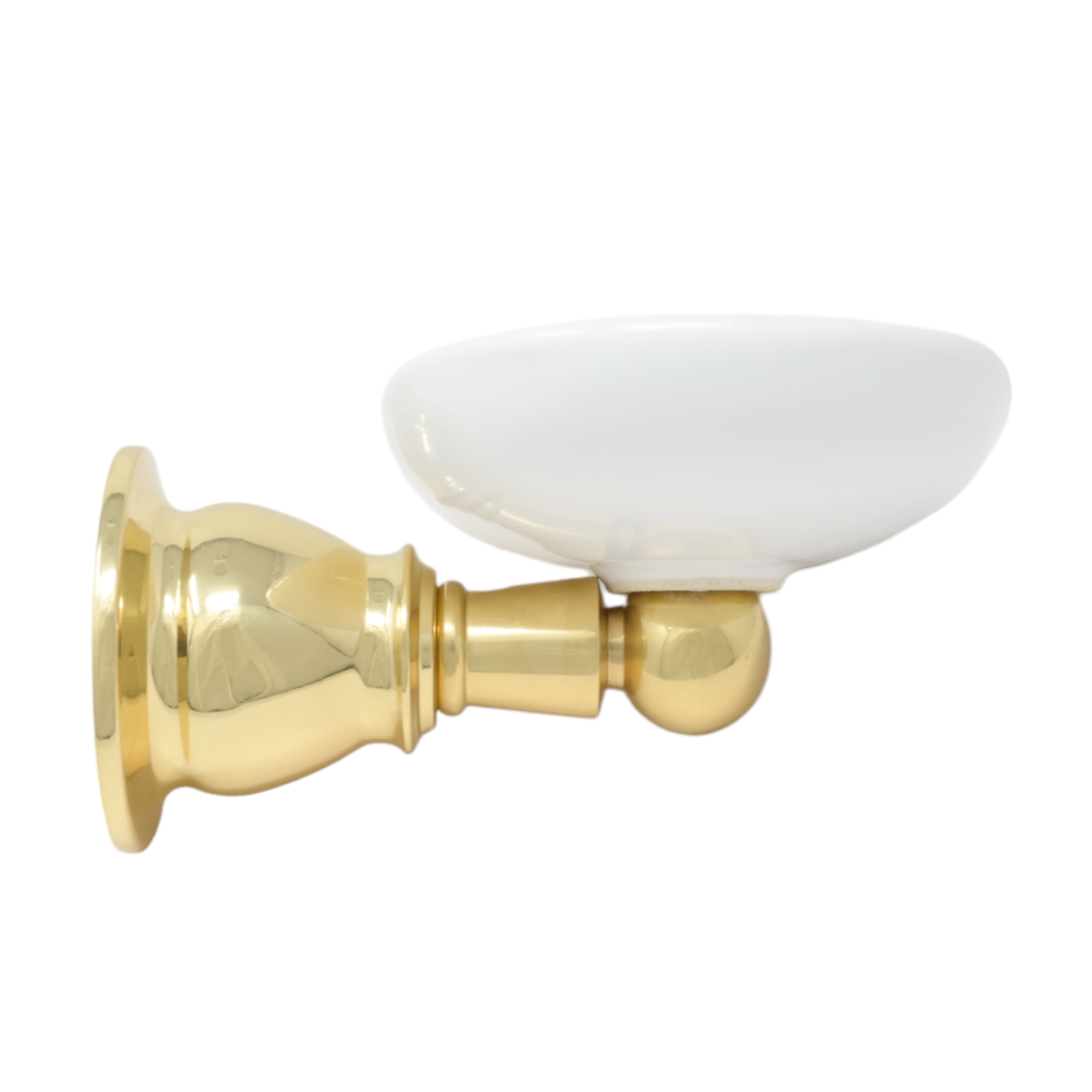 Rio Grande Traditional Style Wall Mount Soap Dish, Solid Brass and Escutcheon P0867 | Strom Living Polished Brass - Bathroom Accessories