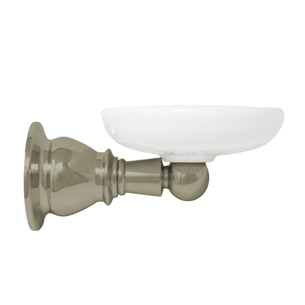 Rio Grande Traditional Wall Mount Porcelain Toothbrush and Glass Holder, Solid Brass P0868 | Strom Living - Bathroom Accessories