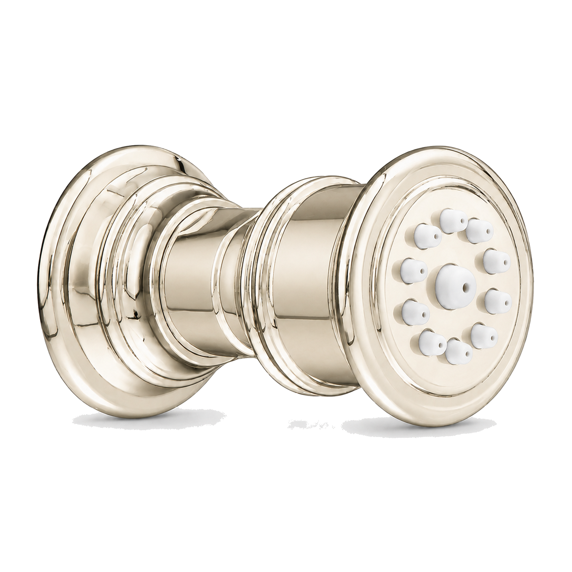 Single Body Spray with Escutcheon and 1/2" IPS Female Inlet P0869 | Strom Living Polished Nickel - Faucet Parts