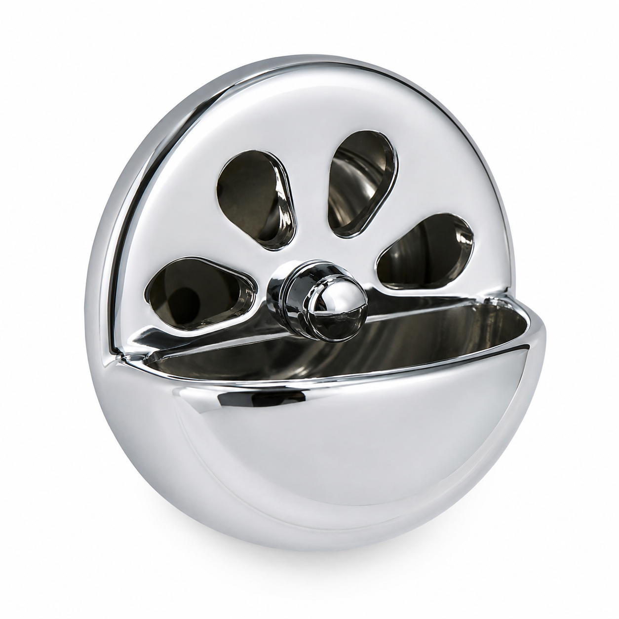 Overflow Plate and Stopper Keeper P0877 | Strom Living Chrome - Bathtub Components
