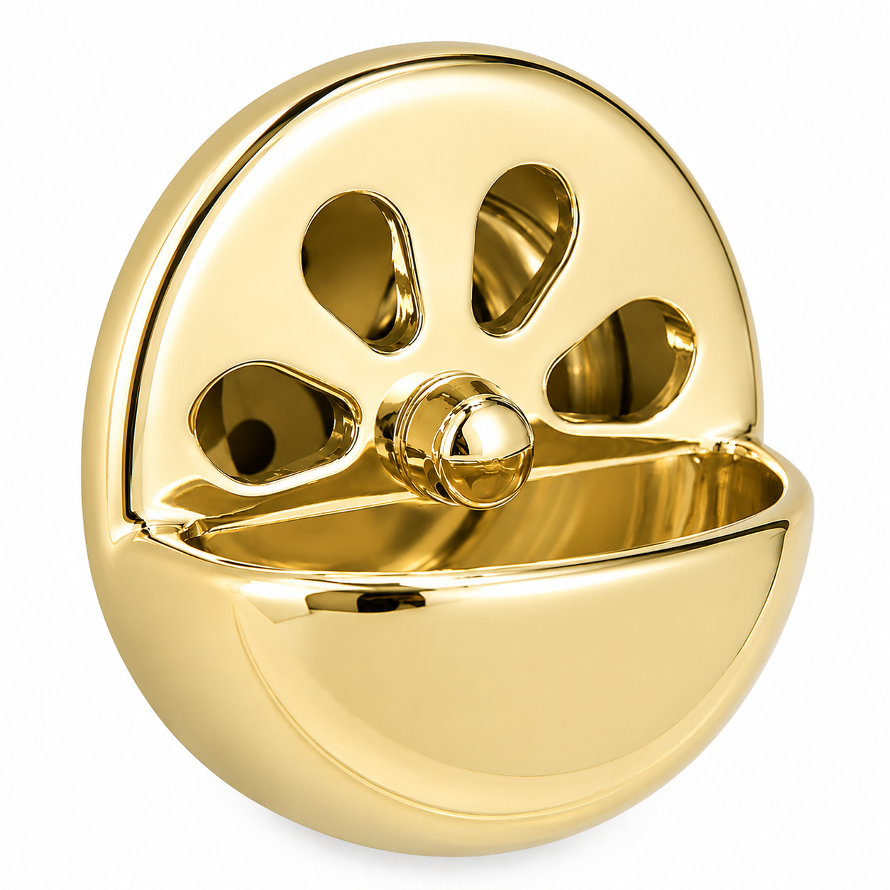 Overflow Plate and Stopper Keeper P0877 | Strom Living Polished Brass - Bathtub Components
