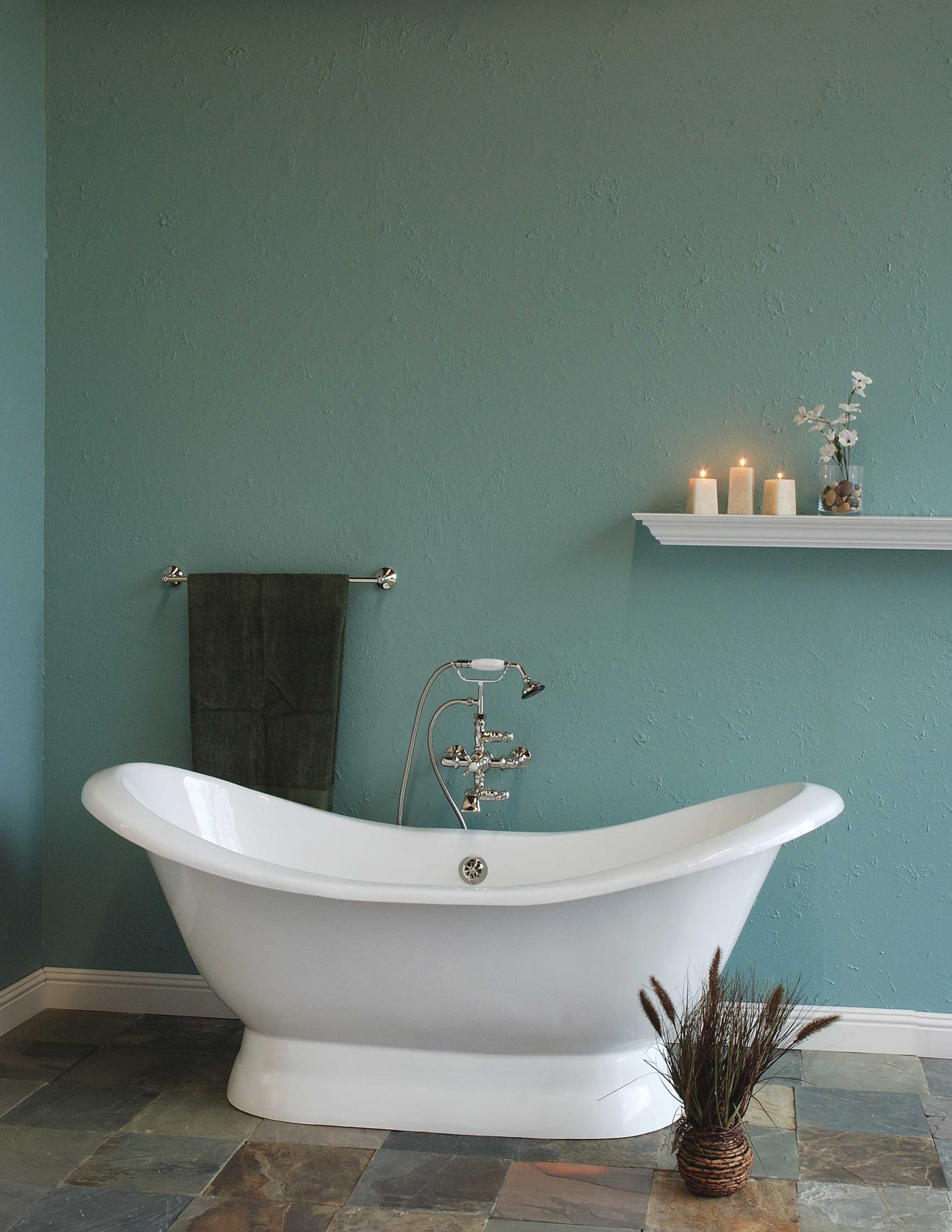 Thermostatic Tub Faucet with Handheld Shower P0894 | Strom Living