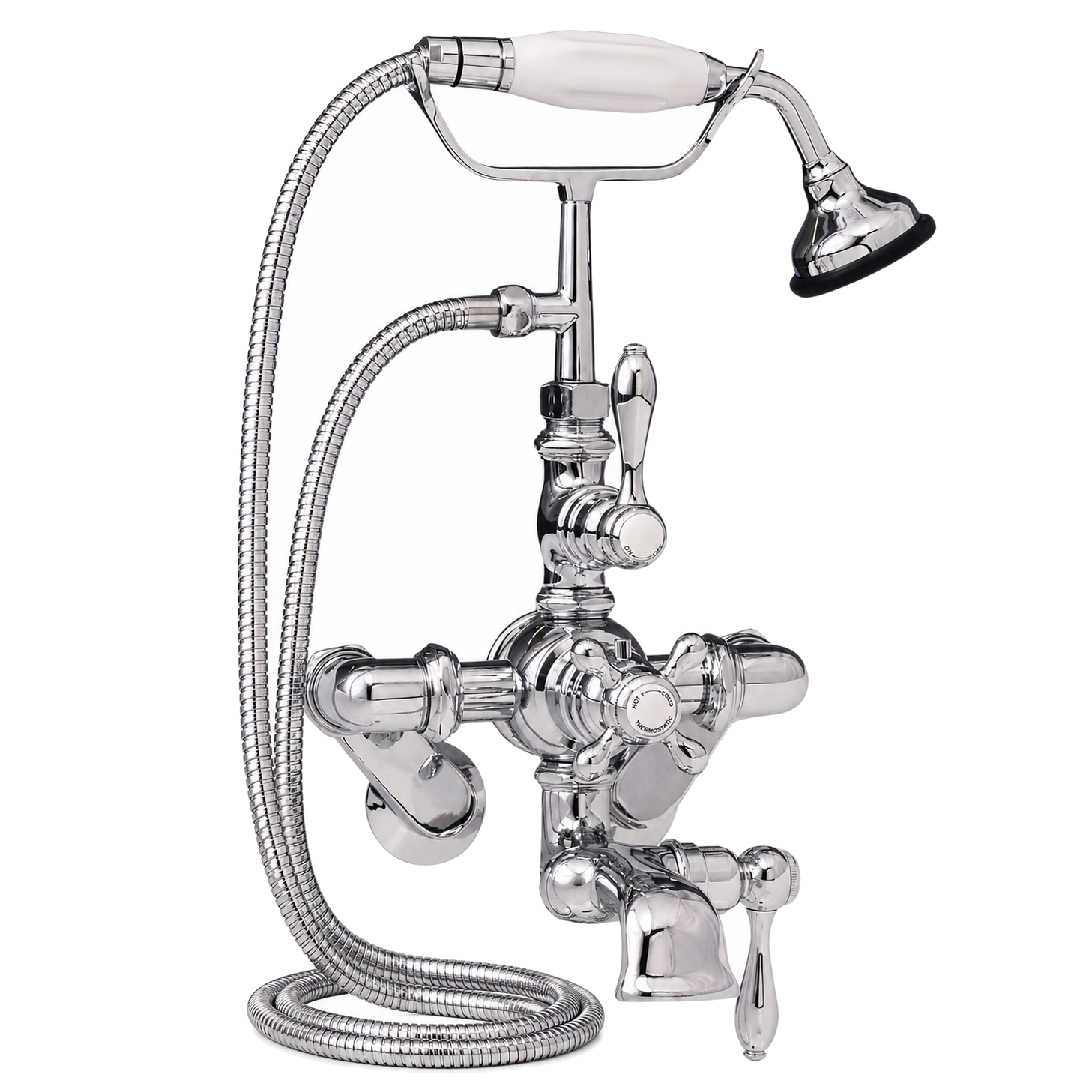 Thermostatic British Telephone Faucet P0889 | Strom Living Chrome - Tub Fillers