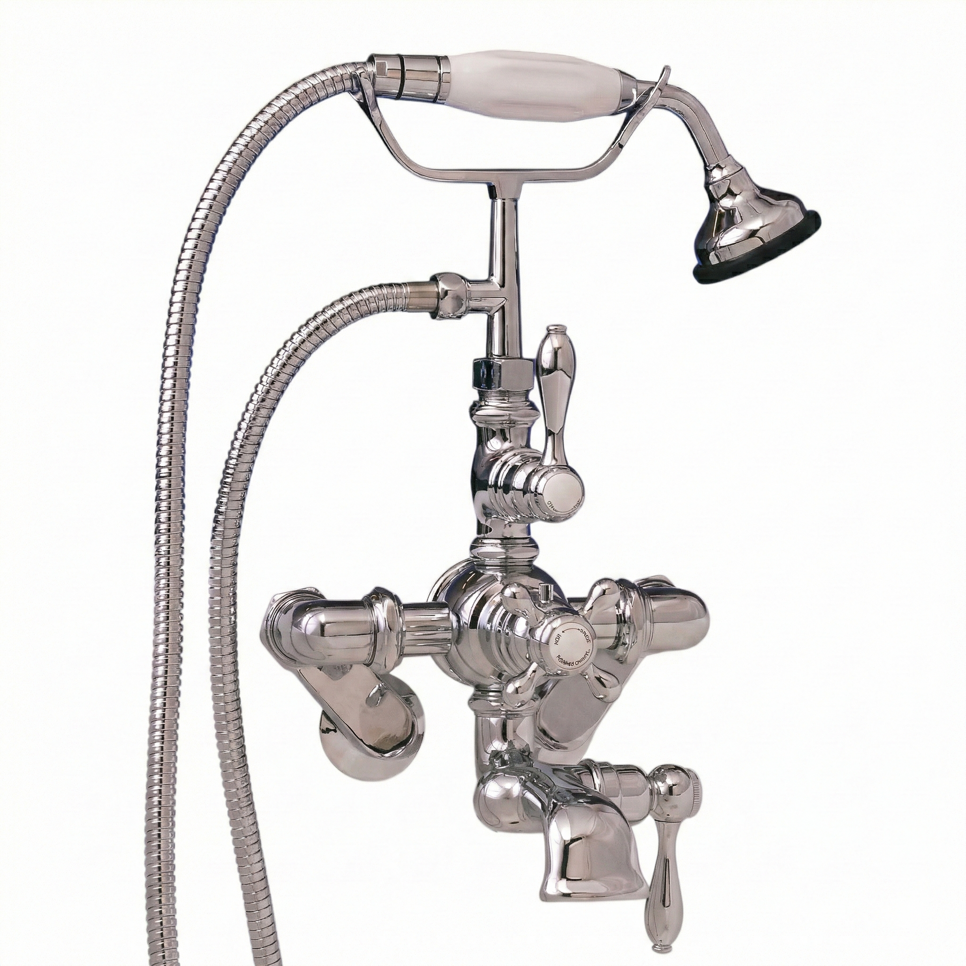 Thermostatic British Telephone Faucet P0889 | Strom Living Chrome - Tub Fillers