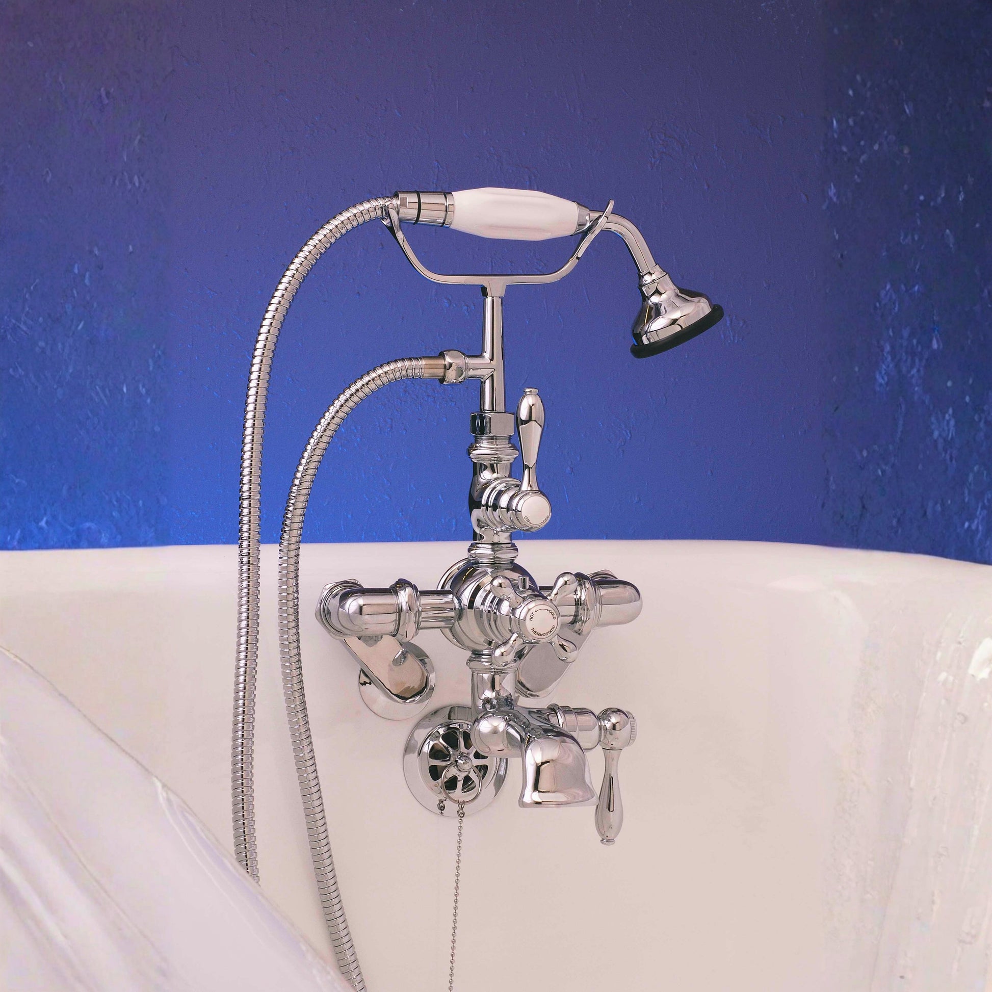 Thermostatic British Telephone Faucet P0889 | Strom Living - Tub Fillers