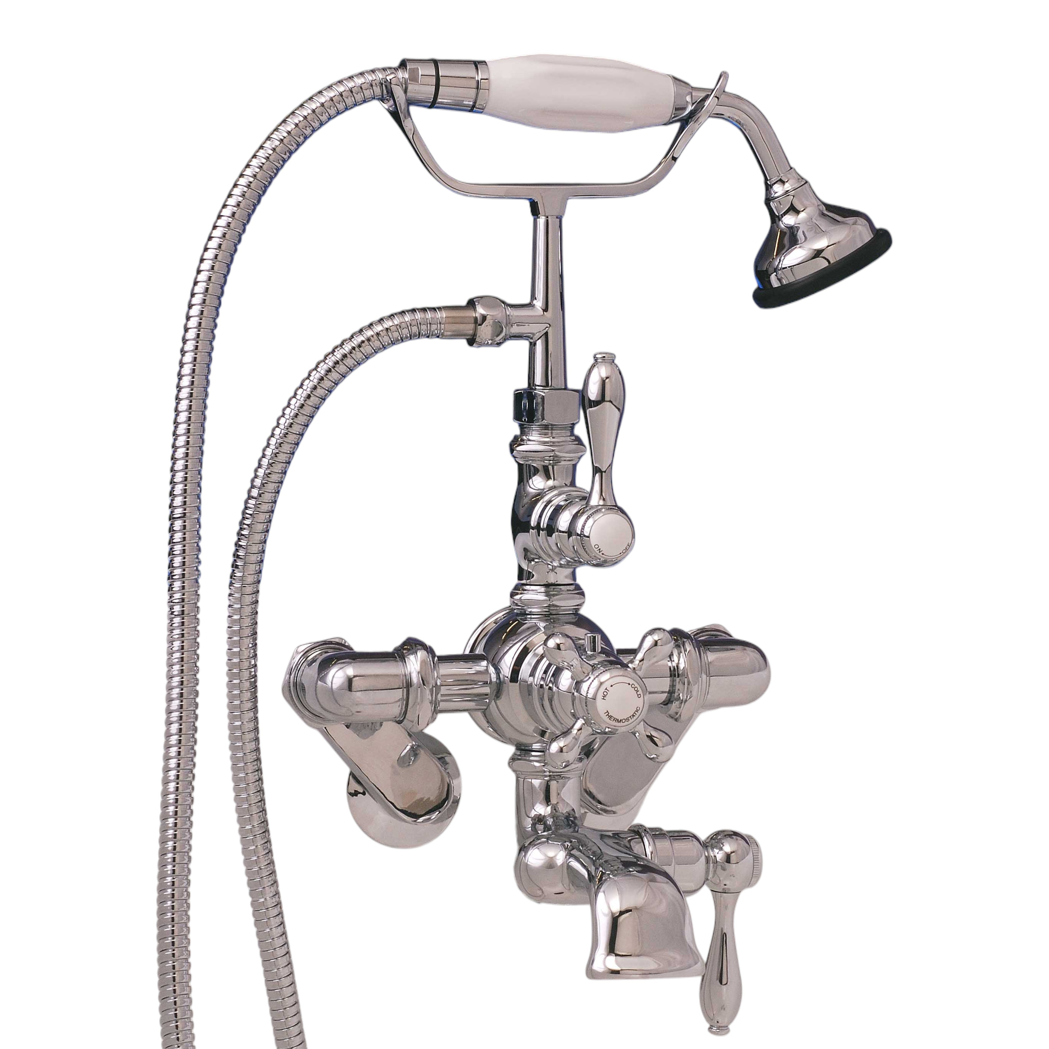 Thermostatic Tub Faucet with Adjustable Centers and Handheld Shower P0889 | Strom Living