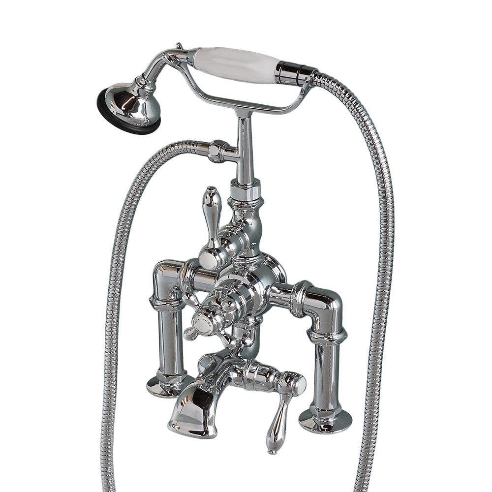 Strom Living British Telephone Thermostatic Tub Faucet with Handheld Shower