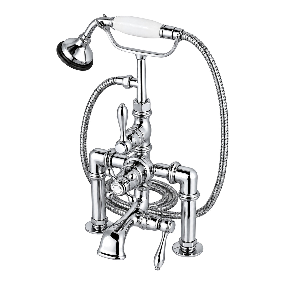 British Telephone Thermostatic Faucet w/ Handheld P0891 in Chrome
