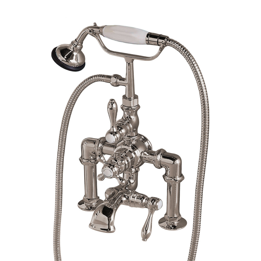 British Telephone Thermostatic Tub Faucet with Handheld Shower P0891 | Strom Living