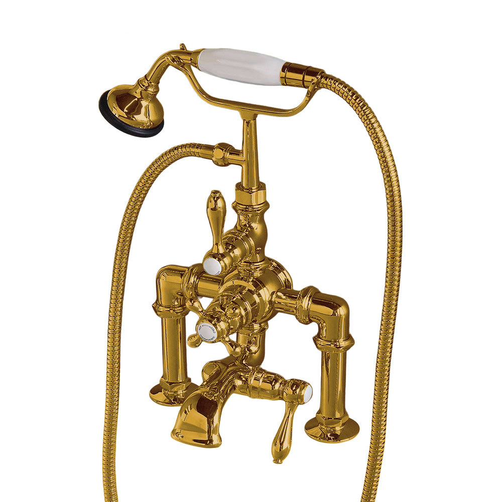 Strom Living British Telephone Thermostatic Tub Faucet with Handheld Shower