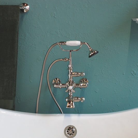 Strom Living Thermostatic Tub Faucet with Handheld Shower